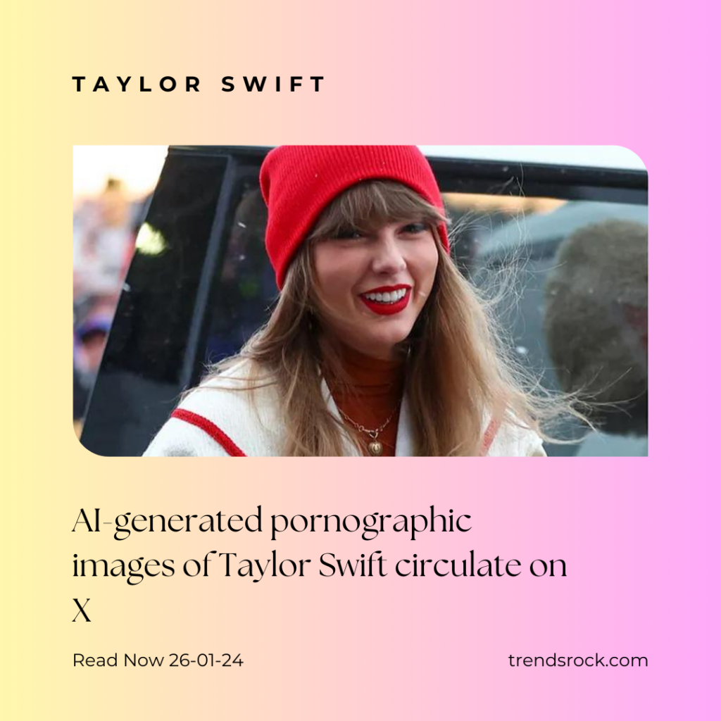 @AI-generated pornographic images of Taylor Swift circulate on X